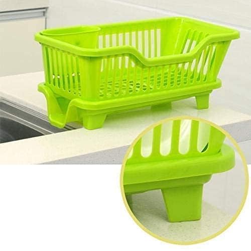 Plastic Durable Kitchen Drainer Dish Rack Organizer in (5 Color)