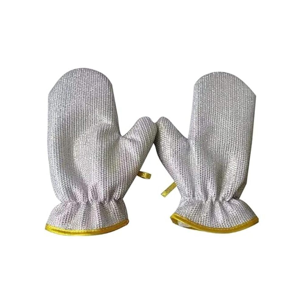 Non-Scratch Wire Dishwashing Hand Gloves