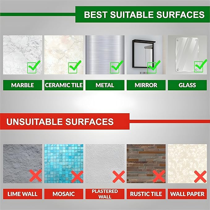 (Pack Of 3) 6 In 1 Self Adhesive Wall Hooks, Heavy Duty Sticky Hooks for Hanging