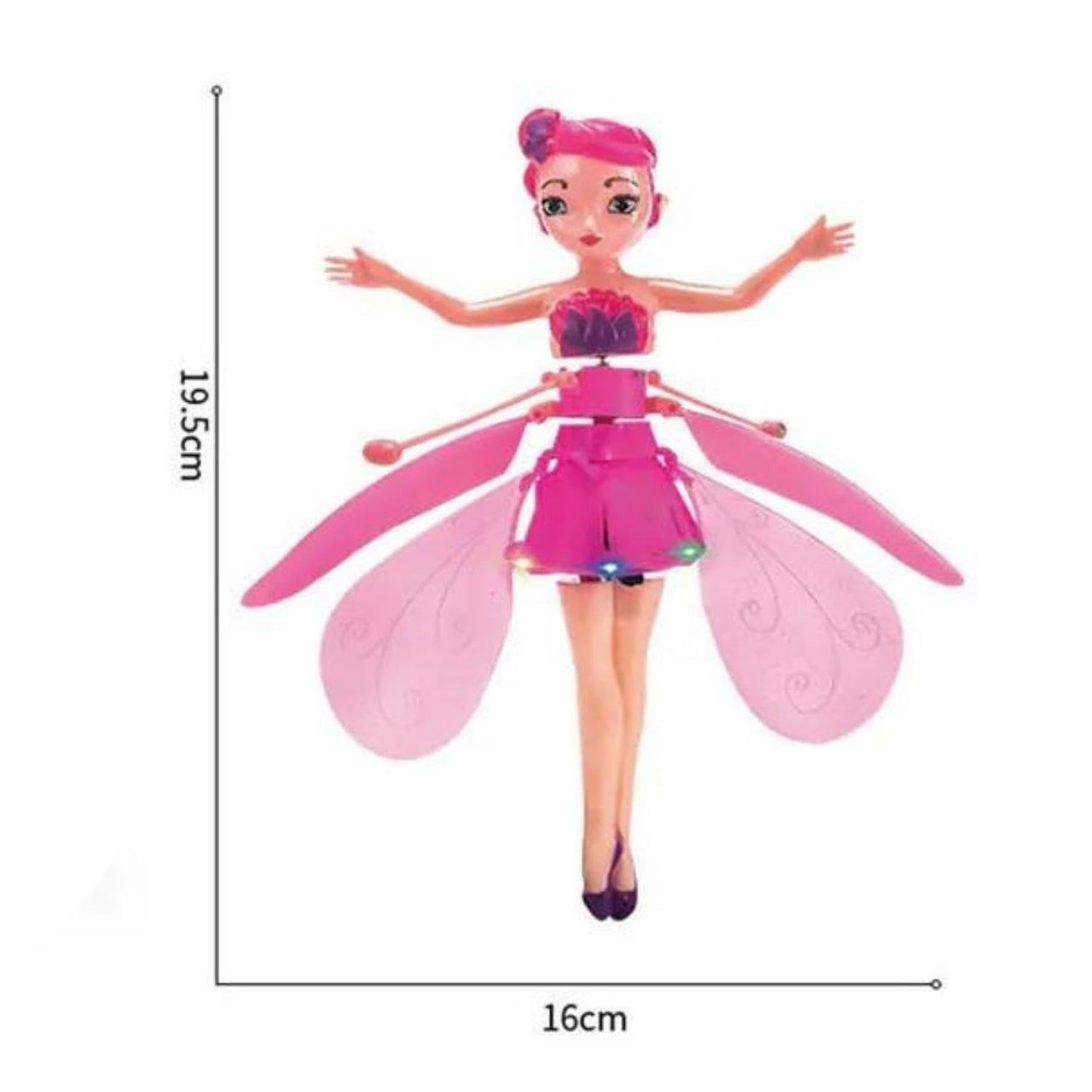 Magic flaying fairy princess doll, dancer flying battery