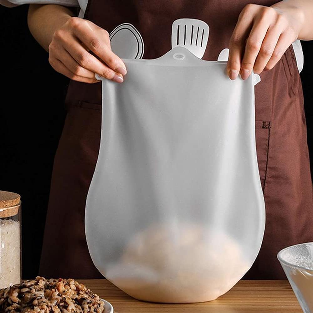 Silicone Kitchen Dough Kneading Bag for Flour Mixing