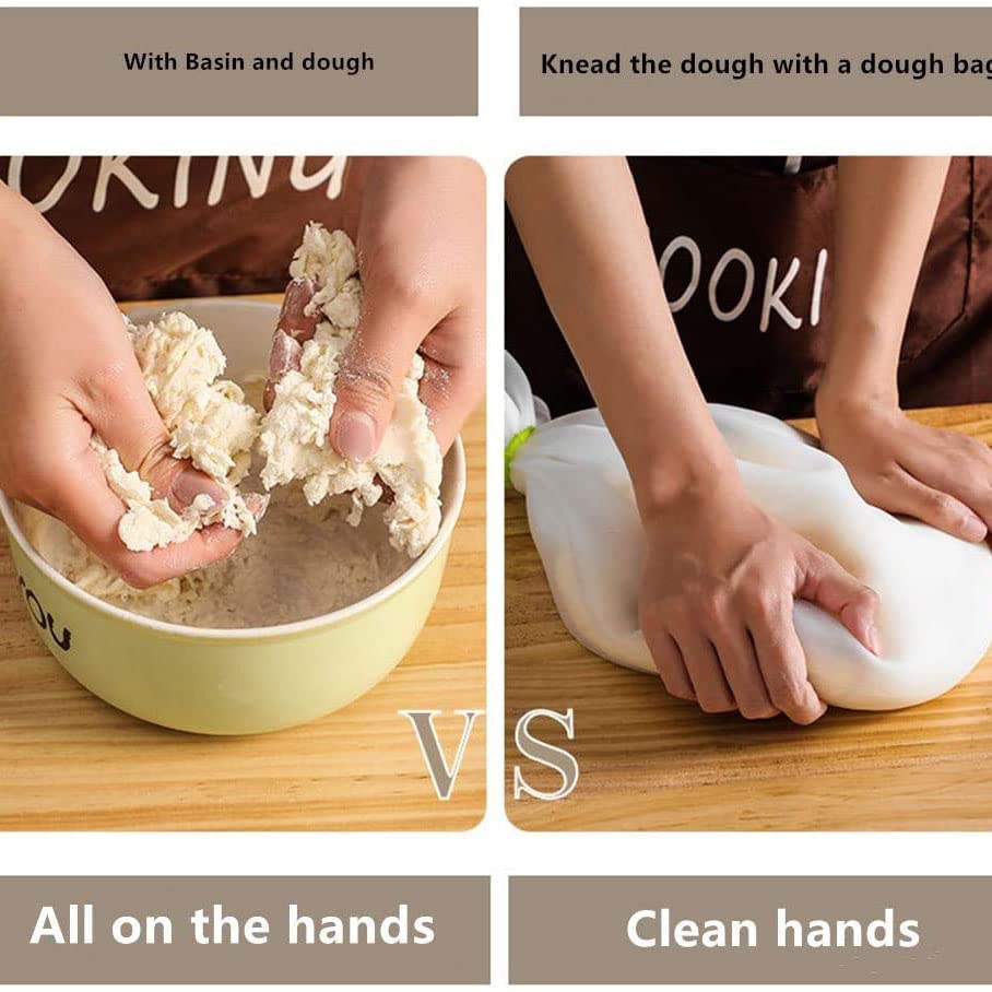 Silicone Kitchen Dough Kneading Bag for Flour Mixing