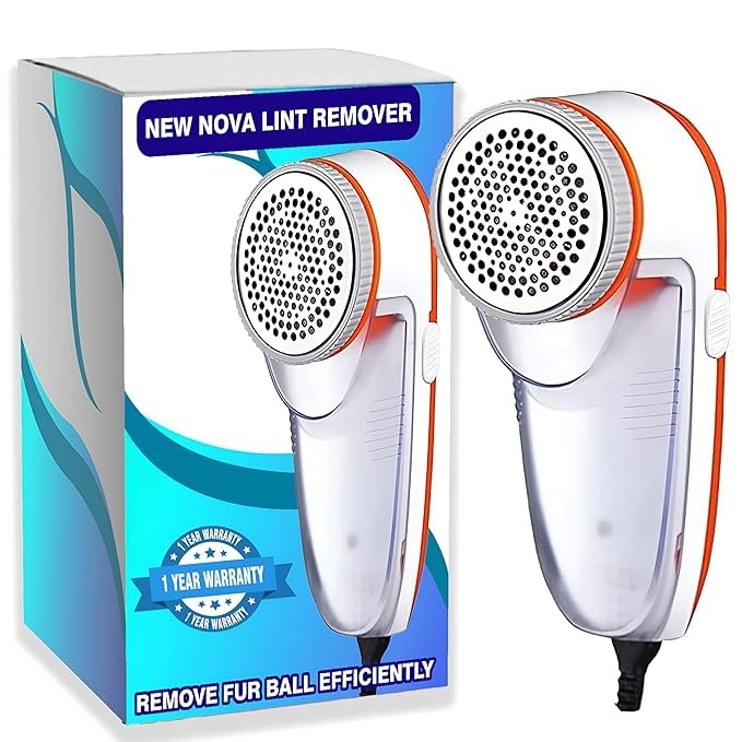 Electric Lint Remover for Clothes Lint & Dust Remover Roller  (3 Blades, 9000 RPM Motor)