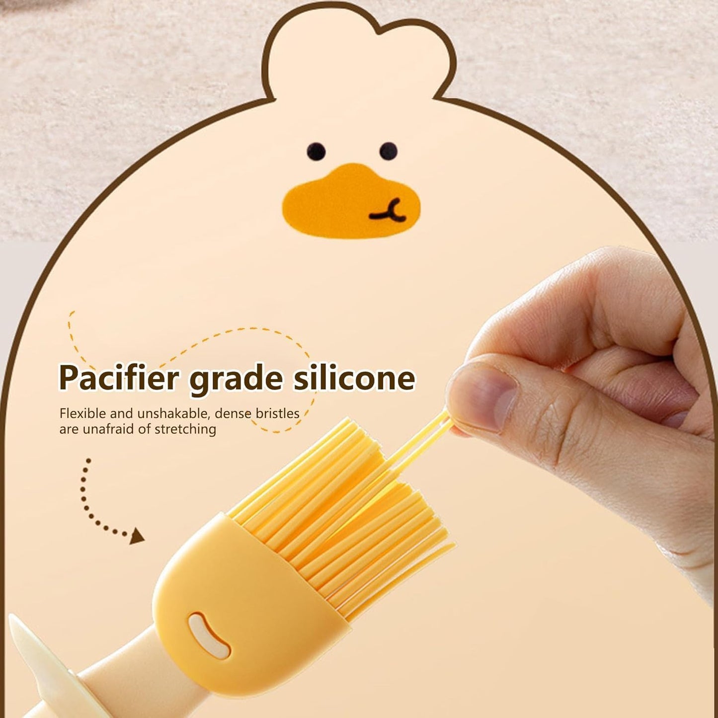 Glass Olive Oil Dispenser Bottle with Silicone Brush (200ml)