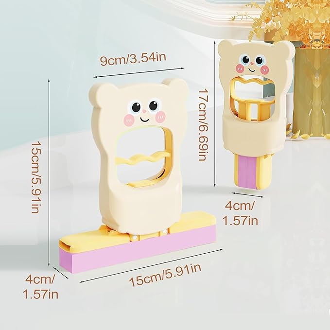 Self Squeeze Mini Mop – Portable Sponge Head for Bathroom, Glass & Kitchen