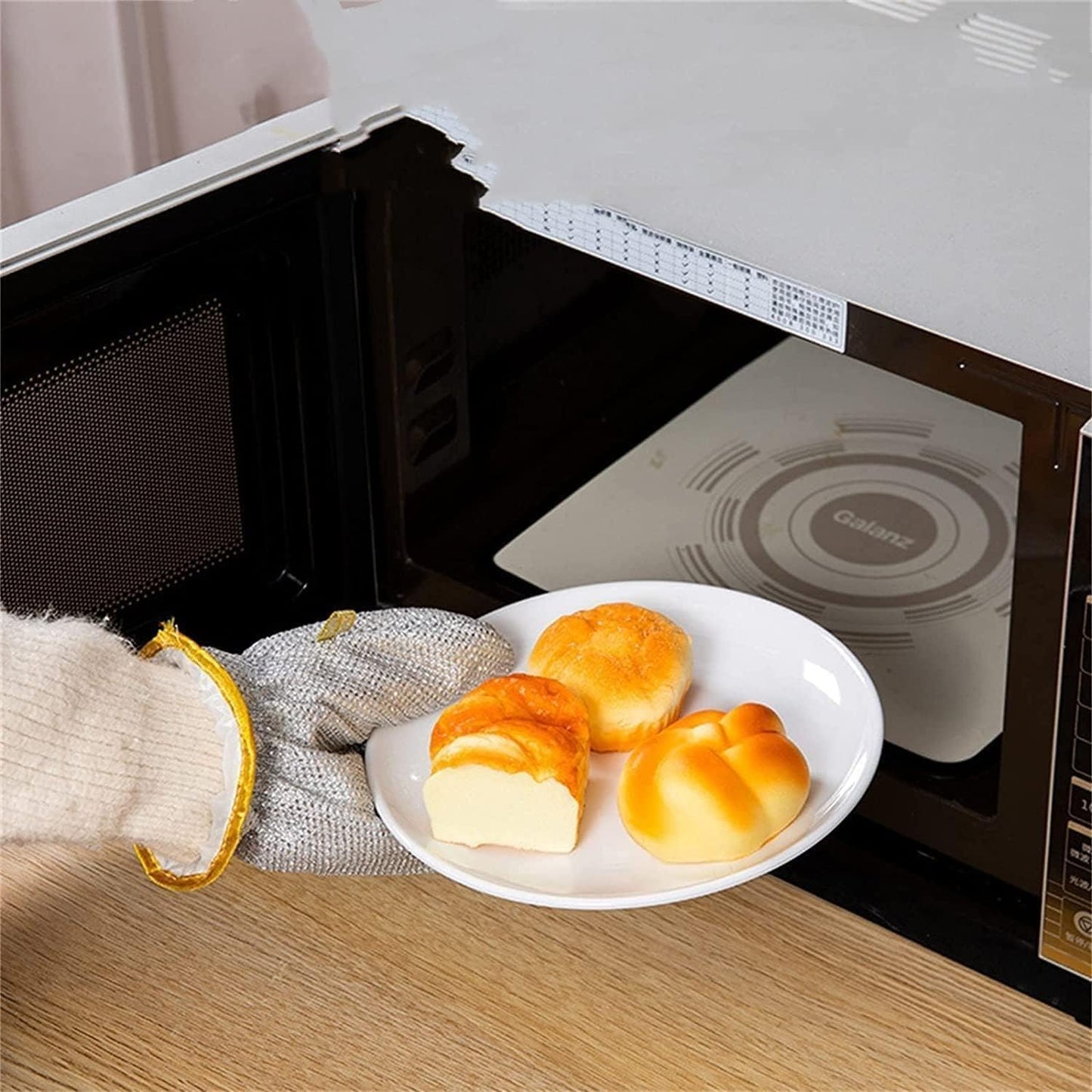 Non-Scratch Wire Dishwashing Hand Gloves