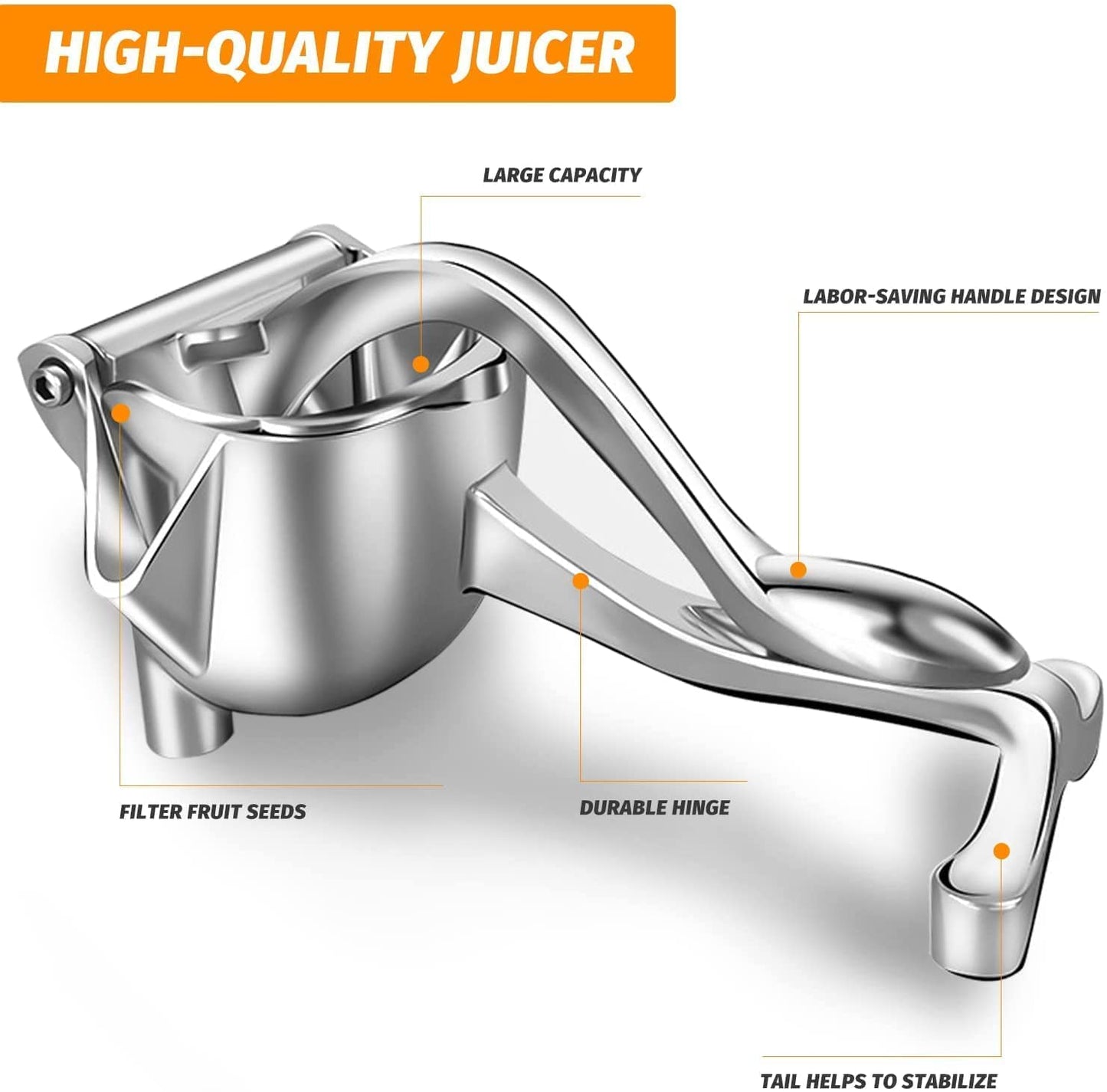 Manual Fruit Squeezer Orange Juicer Heavy Duty