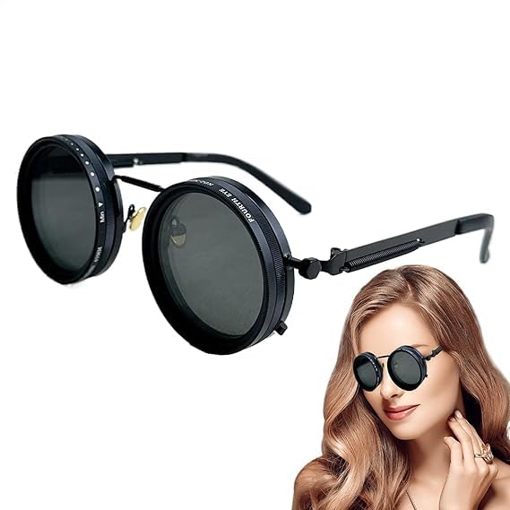 Adjustable Tint Sunglasses for Men,Adjusta Shades Glasses, Adjustable Sunglasses for Men, Adjustable Polarized Sunglasses